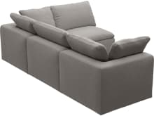 Cloud Boucle Pumice Modular Sofa - 4 Piece color Boucle Pumice