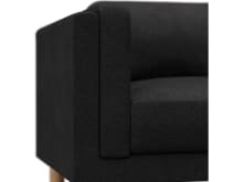 Hayes California Charcoal Sofa - 2 Seater color California Charcoal