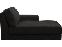 Monica California Charcoal Right Arm Facing Chaise Module color California Charcoal