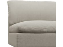 Willow Noa Desert Armless Sofa Module color Noa Desert