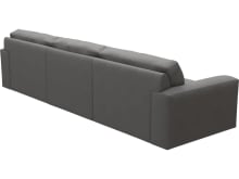 Monica California Slate Chaise Sofa - 3 Seater color California Slate