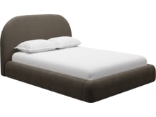 Capri Gas Lift Bed Muse Mink color Muse Mink