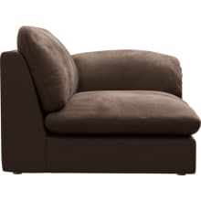 Ludlow Muse Chocolate Right Arm Facing Chair Module color Muse Chocolate