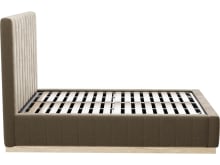 Brentwood Gas Lift Bed Tribute Walnut color Tribute Walnut