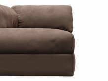 Finley Muse Chocolate Left Arm Facing Chaise Module color Muse Chocolate