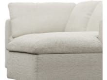 Cloud Deep Boucle Ivory Modular Sofa - 3 Seater Chaise color Boucle Ivory