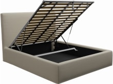 Willow Gas Lift Bed Plaza Natural color Plaza Natural