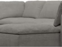 Cloud Deep Isla Soft Grey Modular Sofa - 6 Piece color Isla Soft Grey