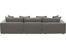 Tully Boucle Pumice Chaise Sofa - 3 Seater color Boucle Pumice