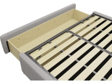 Aria Drawer Bed View Steel color View Steel