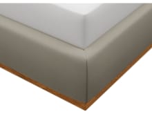 Haven Dark Gas Lift Bed Plaza Natural color Plaza Natural