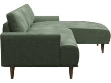 Dane Tribute Dark Jade Chaise Sofa - 3 Seater color Tribute Dark Jade