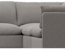 Willow Boucle Pumice Modular Sofa - 5 Seater LAF Terminal color Boucle Pumice
