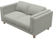 Hayes Toorak Pebble Sofa - 2 Seater color Toorak Pebble