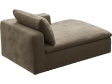 Cloud Deep Chaise Right Module Tribute Walnut color Tribute Walnut