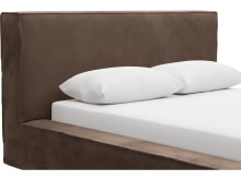 Riley Muse Chocolate Bed Frame color Muse Chocolate