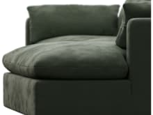 Willow Muse Forest Chaise Sofa - 3 Seater color Muse Forest