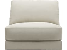 Monica Muse Flax Armless Sofa Chair Module color Muse Flax