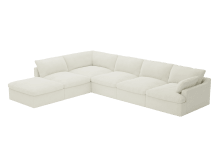 Retreat Tribute Shell Modular Sofa - 6 Seater LAF Terminal color Tribute Shell
