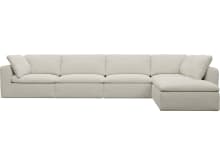 Cloud Deep Toorak Pearl Modular Sofa - 6 Piece color Toorak Pearl