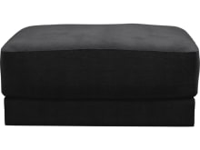 Monica Plaza Flint Grey Ottoman color Plaza Flint Grey