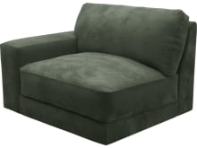 Monica Muse Forest Left Arm Facing Chair Module color Muse Forest