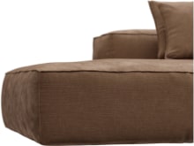 Riley Tribute Chestnut Modular Sofa - 1x Arm, 4x Armless, 1x Left Terminal color Tribute Chestnut