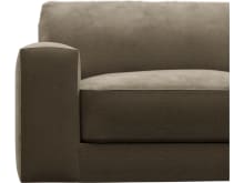 Monica Tribute Walnut Left Arm Facing Chair Module color Tribute Walnut