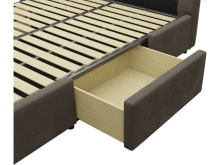 Aria Drawer Bed Muse Mink color Muse Mink