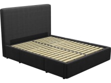 Aria Drawer Bed Plaza Flint Grey color Plaza Flint Grey