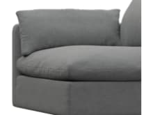 Willow Maya Flint 1 Seat Left Arm Facing Sofa Module color Maya Flint