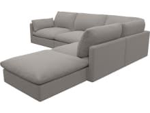 Willow Boucle Pumice Modular Sofa - 5 Seater RAF Terminal color Boucle Pumice