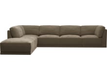 Emily Modular Sofa Tribute Walnut - 6 Piece color Tribute Walnut