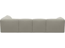 Kai California Ivory Modular Sofa - 5 Seater and Ottoman color California Ivory