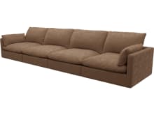 Willow Tribute Chestnut Modular Sofa - 4 Seater color Tribute Chestnut
