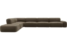 Beckett Tribute Walnut Modular Sofa - 7 Piece color Tribute Walnut