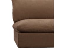 Willow Tribute Chestnut 1 Seat Right Arm Facing Sofa Module color Tribute Chestnut