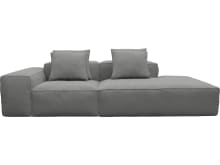 Riley Maya Flint Modular Sofa - 1x Arm, 1x Armless, 1x Right Terminal color Maya Flint