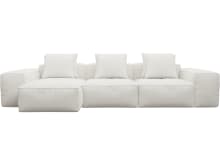 Riley Tribute Ice Modular Sofa - 3 Seater Chaise color Tribute Ice