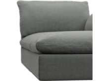 Willow Tribute Storm Chaise Right Arm Facing Sofa Module color Tribute Storm