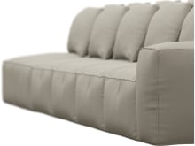 Riley Plaza Natural Modular Sofa - 1x Arm, 4x Armless, 1x Left Terminal color Plaza Natural