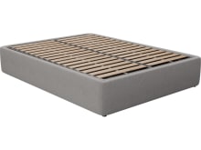 Leo Gas Lift Bed Base View Steel color View Steel