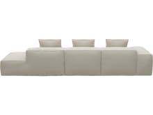 Riley Toorak Pearl Modular Sofa - 1x Arm, 2x Armless, 1x Right Terminal color Toorak Pearl