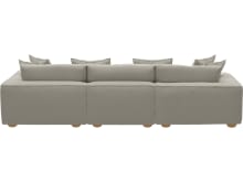 Tully Noa Desert Chaise Sofa - 3 Seater color Noa Desert