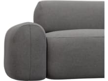 Beckett California Slate Modular Sofa - 3 Seater color California Slate