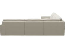 Monica Muse Flax Corner Sofa - 5 Seater color Muse Flax