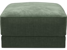 Monica Tribute Dark Jade Ottoman color Tribute Dark Jade