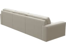 Monica Muse Flax Chaise Sofa - 3 Seater color Muse Flax