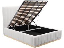 Brentwood Gas Lift Bed Muse Frost color Muse Frost