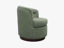 Penelope Swivel Chair Tribute Dark Jade color Tribute Dark Jade